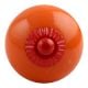 Solid Orange Red Fitting Ceramic Knob